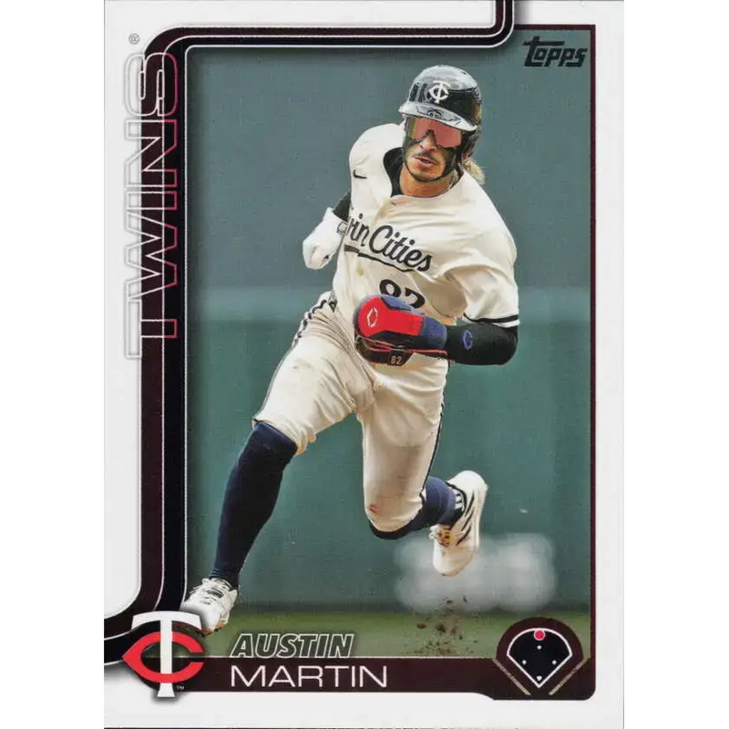 2025 Topps #595 Austin Martin NM-MT Minnesota Twins Baseball Card - Baseball Card Single