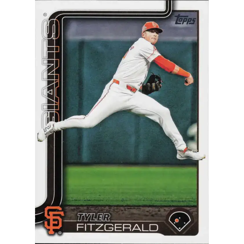 2025 Topps #596 Tyler Fitzgerald NM-MT San Francisco Giants Baseball Card