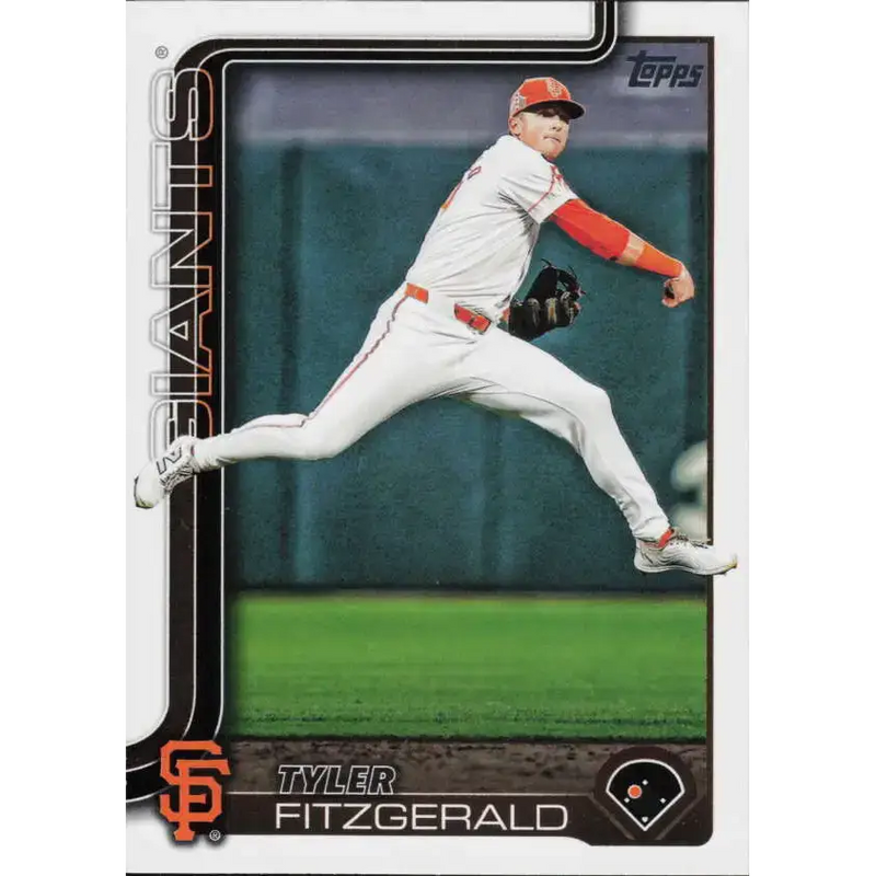 2025 Topps #596 Tyler Fitzgerald NM-MT San Francisco Giants Baseball Card
