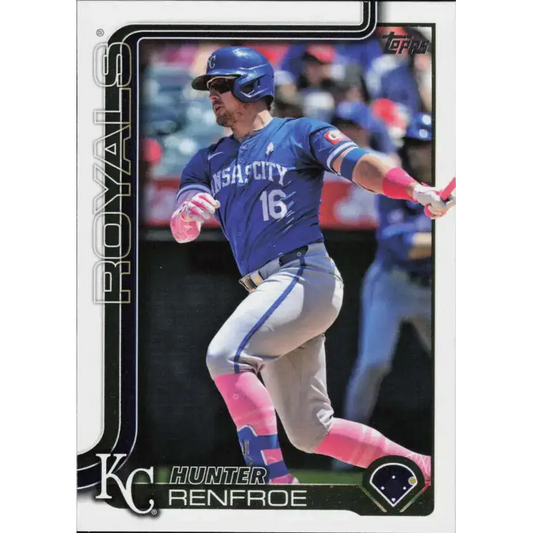 2025 Topps #598 Hunter Renfroe NM-MT Kansas City Royals Baseball Card - Baseball Card Single