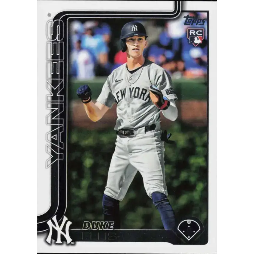 2025 Topps #599 Duke Ellis NM-MT RC Rookie New York Yankees Baseball Card - Baseball Card Single