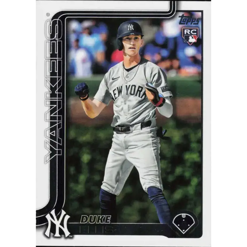 2025 Topps #599 Duke Ellis NM-MT RC Rookie New York Yankees Baseball Card - Baseball Card Single