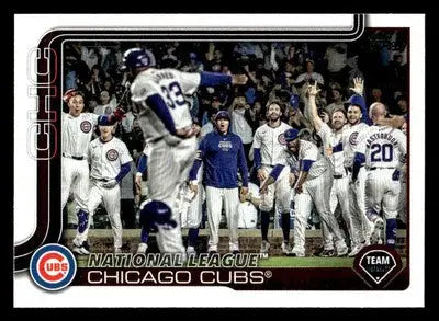 2025 Topps #60 Chicago Cubs - Baseball Card Single