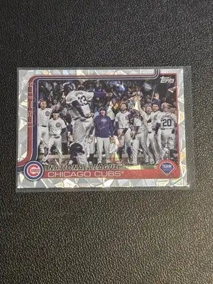 2025 Topps #60 Chicago Cubs Diamante Foil - Baseball Card Single
