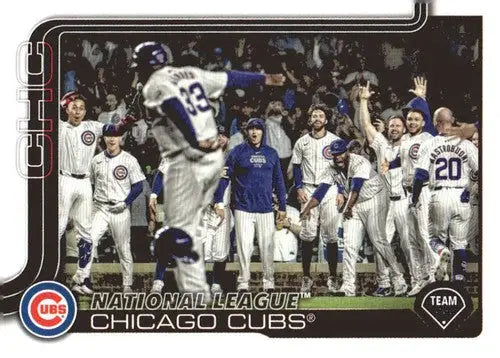 Chicago Cubs baseball card featuring original gloss from 2025 Topps #60 Chicago Cubs NM-MT