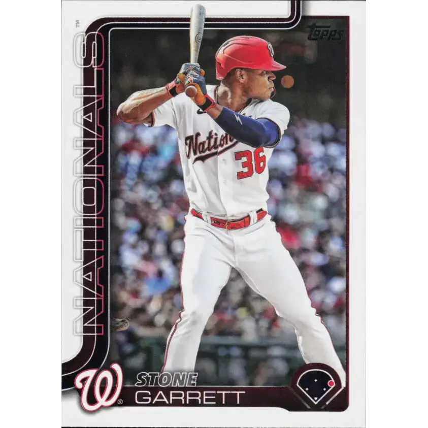 2025 Topps #601 Stone Garrett NM-MT Washington Nationals Baseball Card - Baseball Card Single
