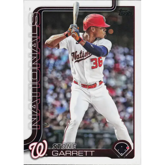 2025 Topps #601 Stone Garrett NM-MT Washington Nationals Baseball Card