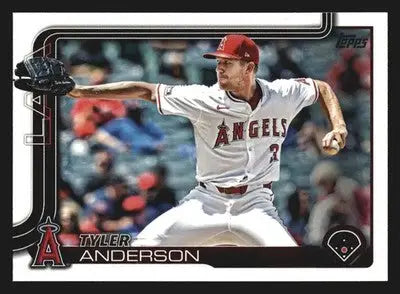 2025 Topps #606 Tyler Anderson Los Angeles Angels - Baseball Card Single