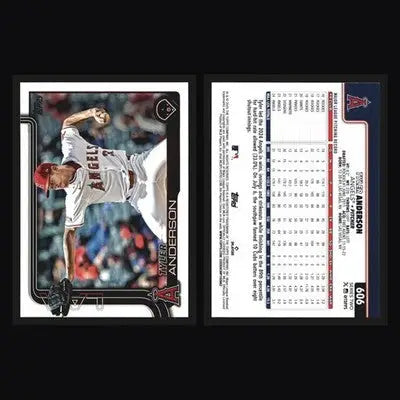 2025 Topps #606 Tyler Anderson Los Angeles Angels - Baseball Card Single
