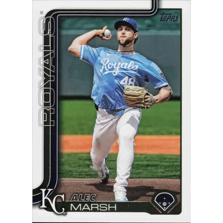 2025 Topps #607 Alec Marsh NM-MT Kansas City Royals Baseball Card - Baseball Card Single