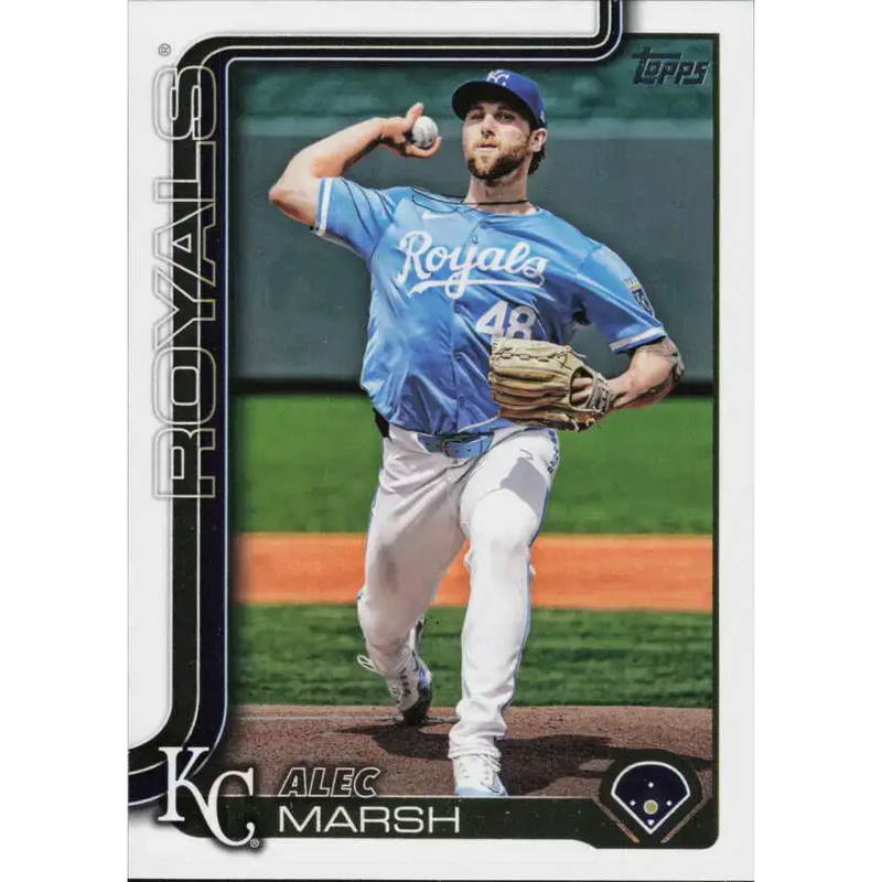 2025 Topps #607 Alec Marsh NM-MT Kansas City Royals Baseball Card - Baseball Card Single