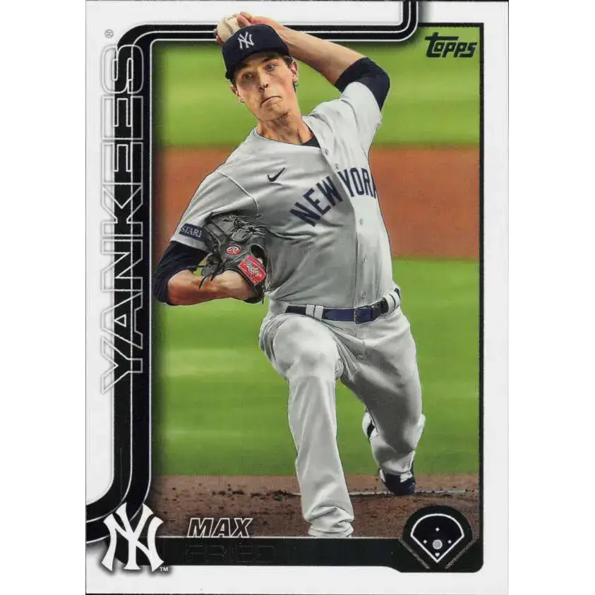 2025 Topps #609 Max Fried NM-MT New York Yankees Baseball Card - Baseball Card Single