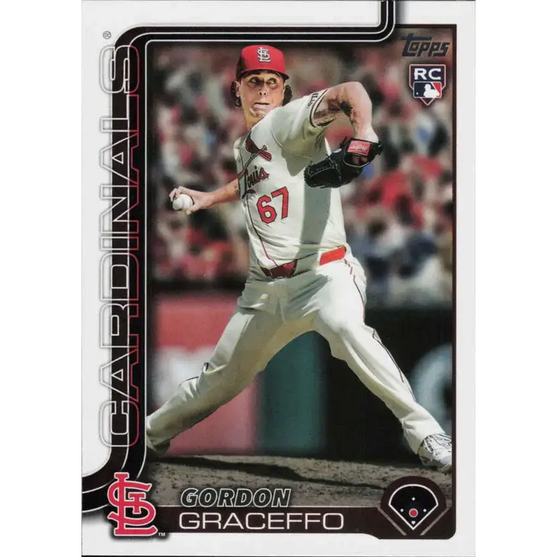 2025 Topps #610 Gordon Graceffo NM-MT RC Rookie St. Louis Cardinals Baseball Card - Baseball Card Single