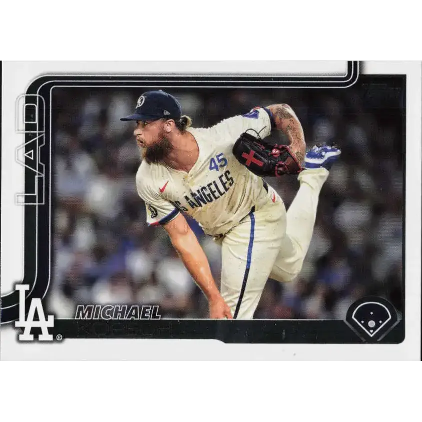 2025 Topps #611 Michael Kopech NM-MT Los Angeles Dodgers Baseball Card - Baseball Card Single