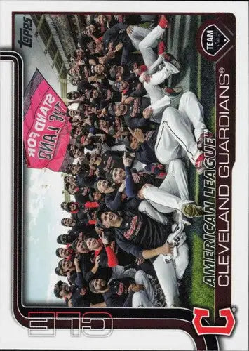 2025 Topps #612 Cleveland Guardians NM-MT Guardians Team Card ID:78449 - Baseball Card Single