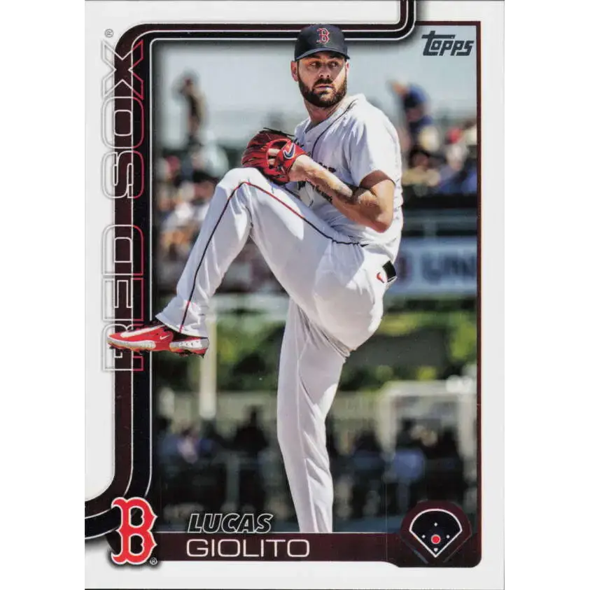 2025 Topps #614 Lucas Giolito NM-MT Boston Red Sox Baseball Card - Baseball Card Single