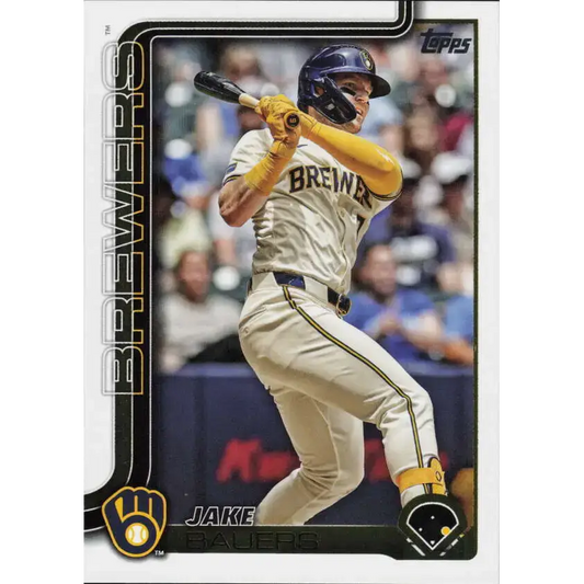 2025 Topps #618 Jake Bauers NM-MT Milwaukee Brewers Baseball Card