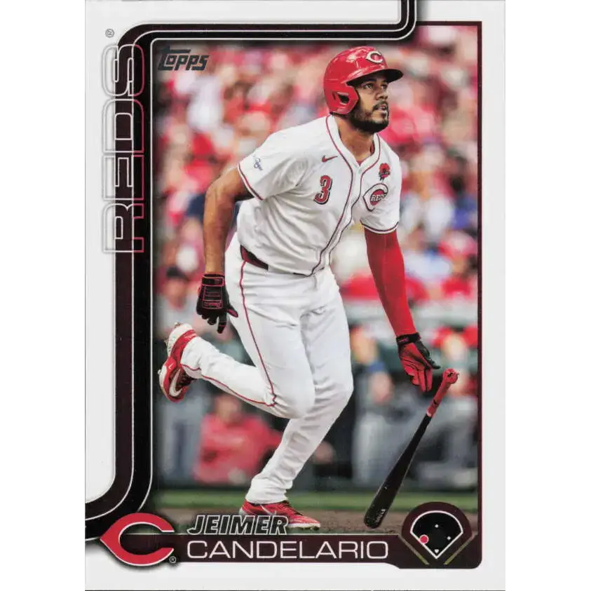 2025 Topps #619 Jeimer Candelario NM-MT Cincinnati Reds Baseball Card - Baseball Card Single