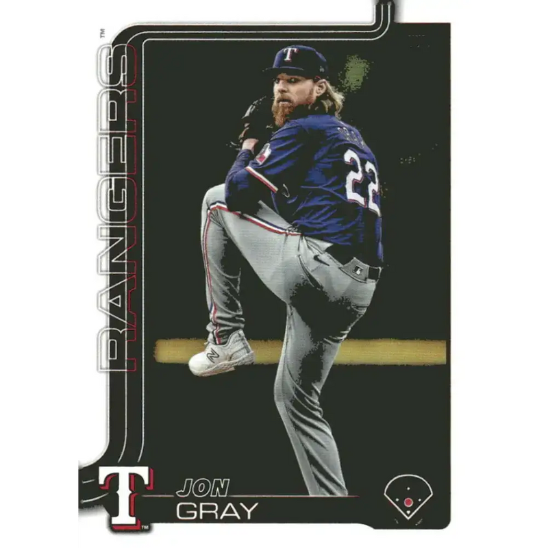 2025 Topps #62 Jon Gray NM-MT Texas Rangers Baseball Card - Baseball Card Single