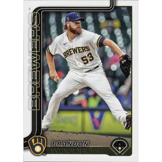 2025 Topps #620 Brandon Woodruff NM-MT Milwaukee Brewers Baseball Card
