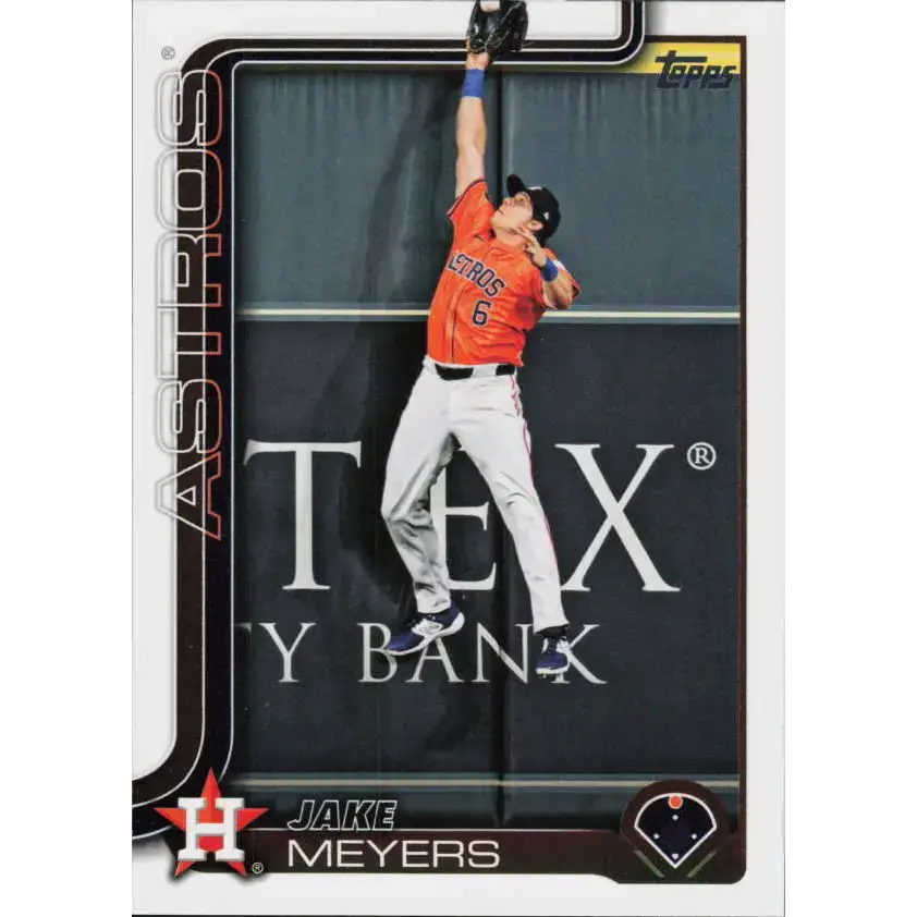 2025 Topps #621 Jake Meyers NM-MT Houston Astros Baseball Card - Baseball Card Single