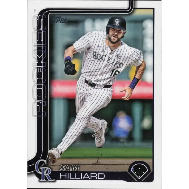 2025 Topps #627 Sam Hilliard NM-MT Colorado Rockies Baseball Card - Baseball Card Single