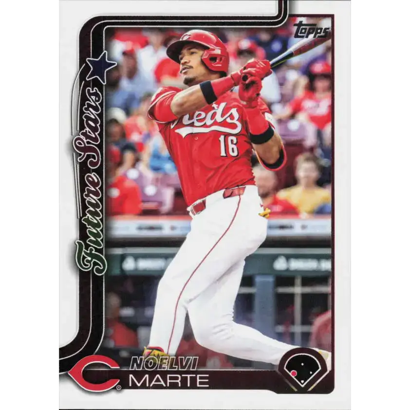 2025 Topps #628 Noelvi Marte NM-MT Cincinnati Reds Baseball Card - Baseball Card Single