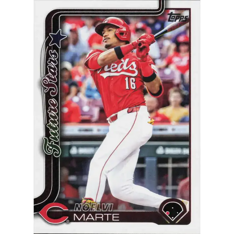 2025 Topps #628 Noelvi Marte NM-MT Cincinnati Reds Baseball Card - Baseball Card Single