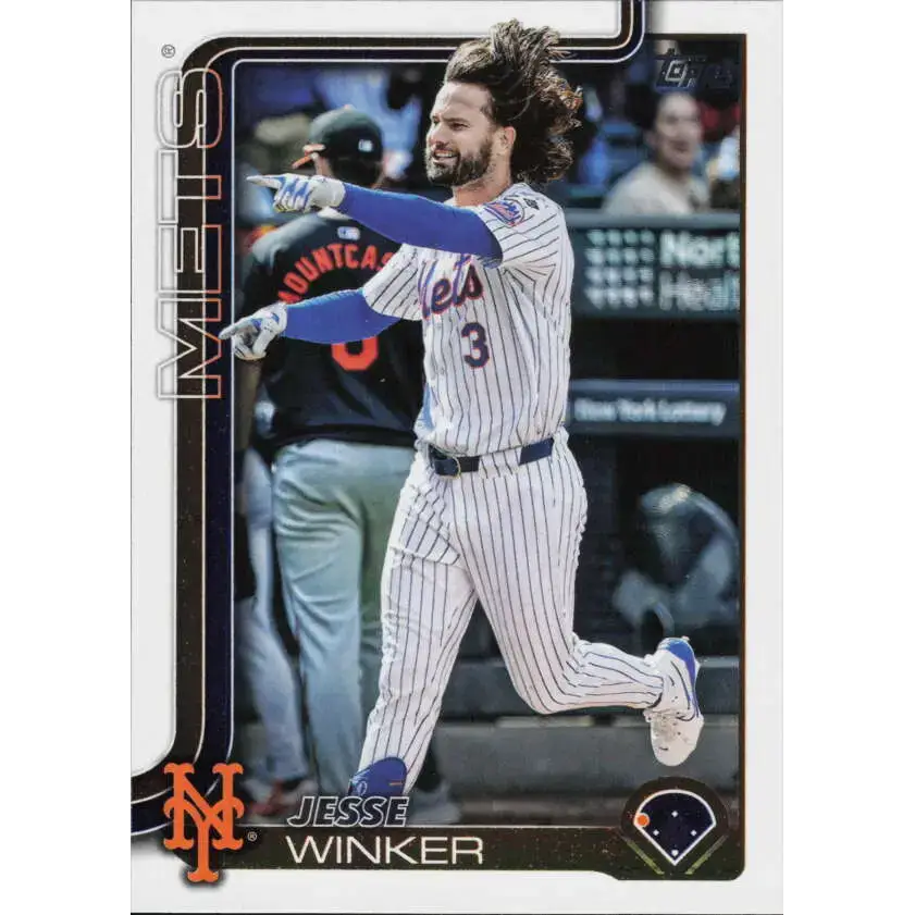 2025 Topps #629 Jesse Winker NM-MT New York Mets Baseball Card - Baseball Card Single
