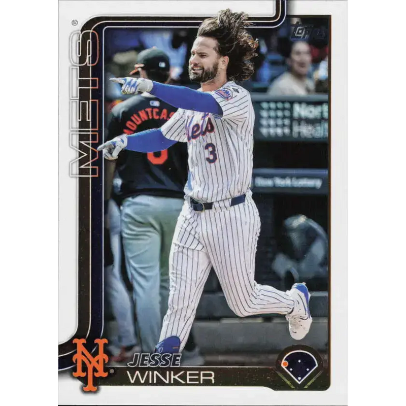2025 Topps #629 Jesse Winker NM-MT New York Mets Baseball Card - Baseball Card Single