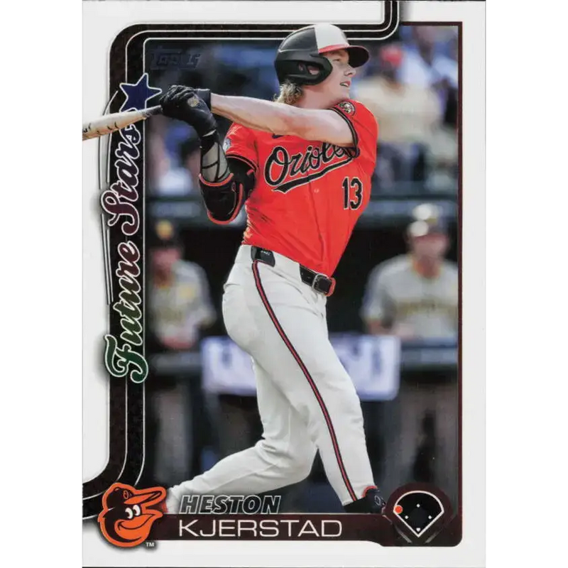 2025 Topps #630 Heston Kjerstad NM-MT Baltimore Orioles Baseball Card