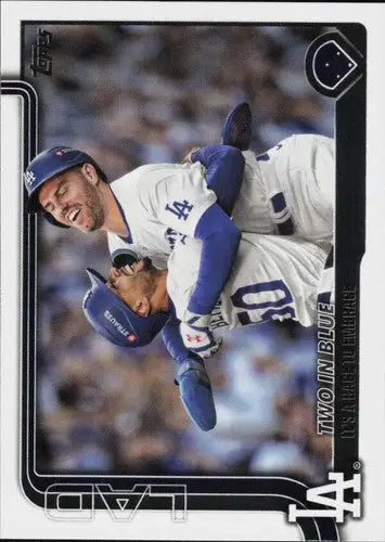 2025 Topps #631 Mookie Betts NM-MT Dodgers Combo Card/Checklist ID:78459 - Baseball Card Single