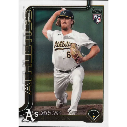 2025 Topps #634 Grant Holman NM-MT RC Rookie Athletics Baseball Card