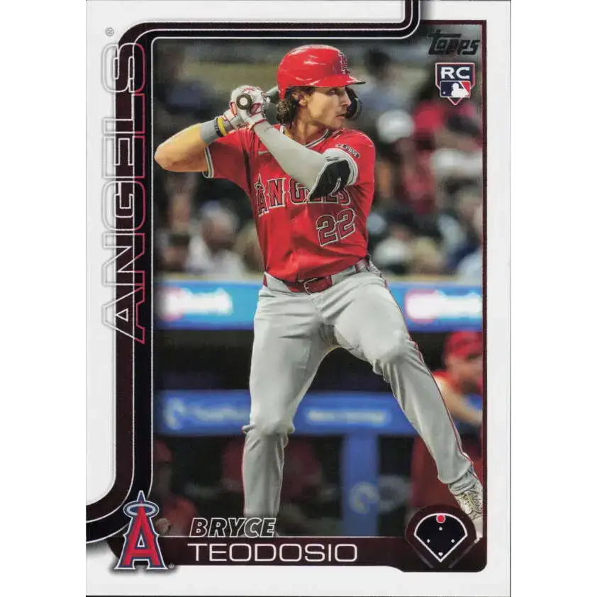 2025 Topps #635 Bryce Teodosio NM-MT RC Rookie Los Angeles Angels Baseball Card - Baseball Card Single