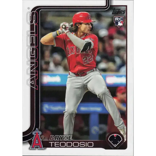 2025 Topps #635 Bryce Teodosio NM-MT RC Rookie Los Angeles Angels Baseball Card