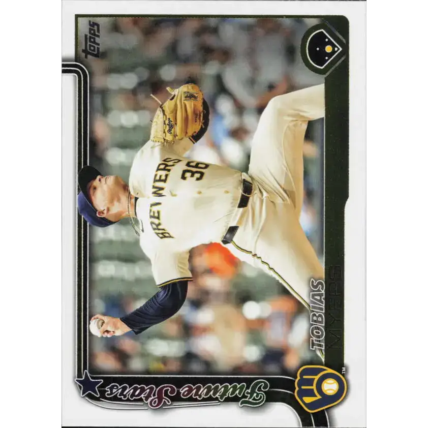 2025 Topps #636 Tobias Myers NM-MT Milwaukee Brewers Baseball Card
