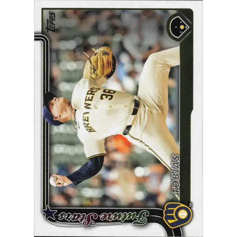 2025 Topps #636 Tobias Myers NM-MT Milwaukee Brewers Baseball Card