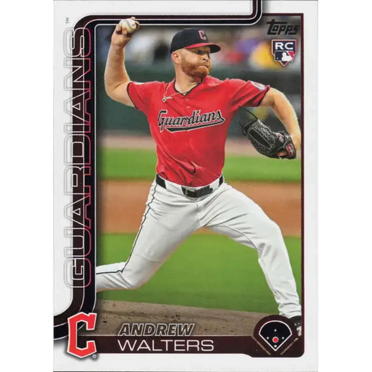 2025 Topps #637 Andrew Walters NM-MT RC Rookie Cleveland Guardians Baseball Card