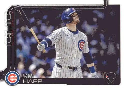 Ian Happ baseball card with original gloss from 2025 Topps #64 Cubs ID 76928