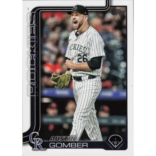 2025 Topps #640 Austin Gomber NM-MT Colorado Rockies Baseball Card