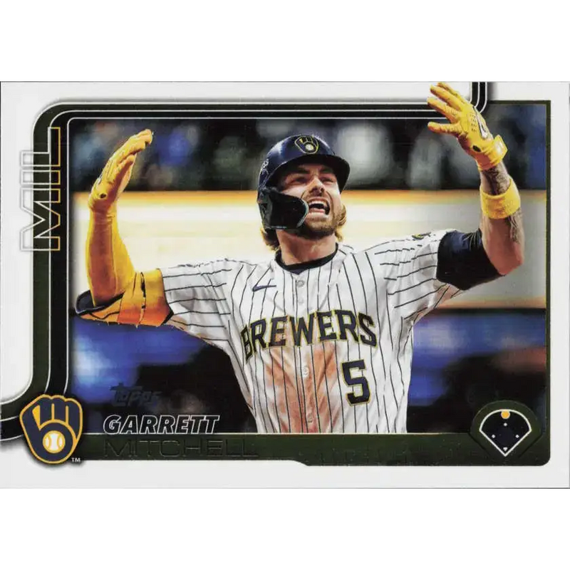 2025 Topps #643 Garrett Mitchell NM-MT Milwaukee Brewers Baseball Card