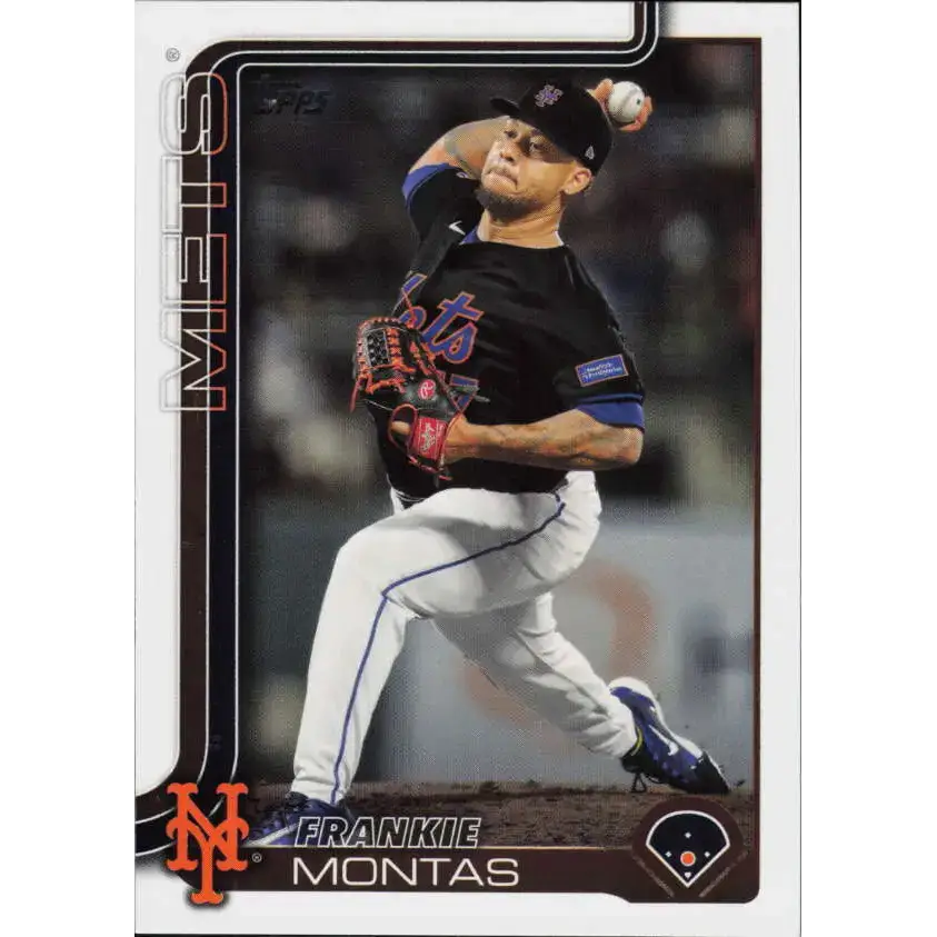 2025 Topps #644 Frankie Montas NM-MT New York Mets Baseball Card - Baseball Card Single