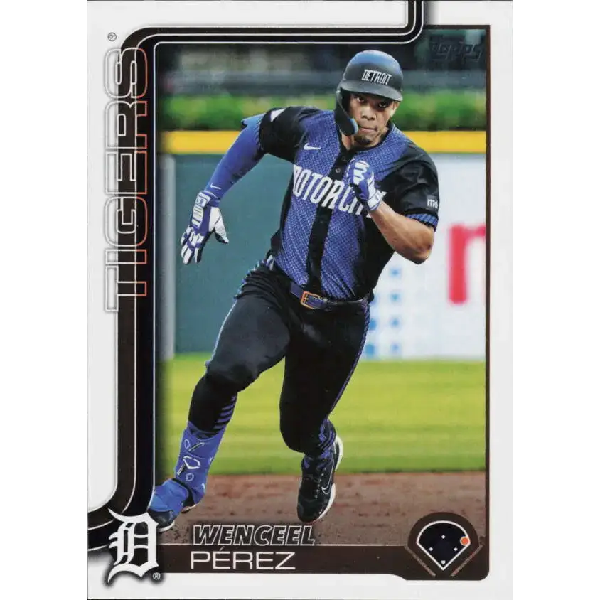 2025 Topps #646 Wenceel Perez NM-MT Detroit Tigers Baseball Card - Baseball Card Single