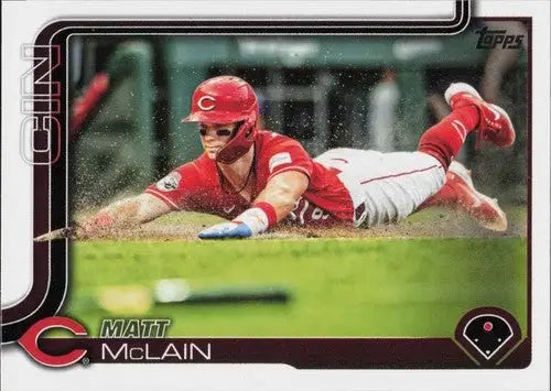 2025 Topps #647 Matt McLain NM-MT Reds ID:78466 - Baseball Card Single