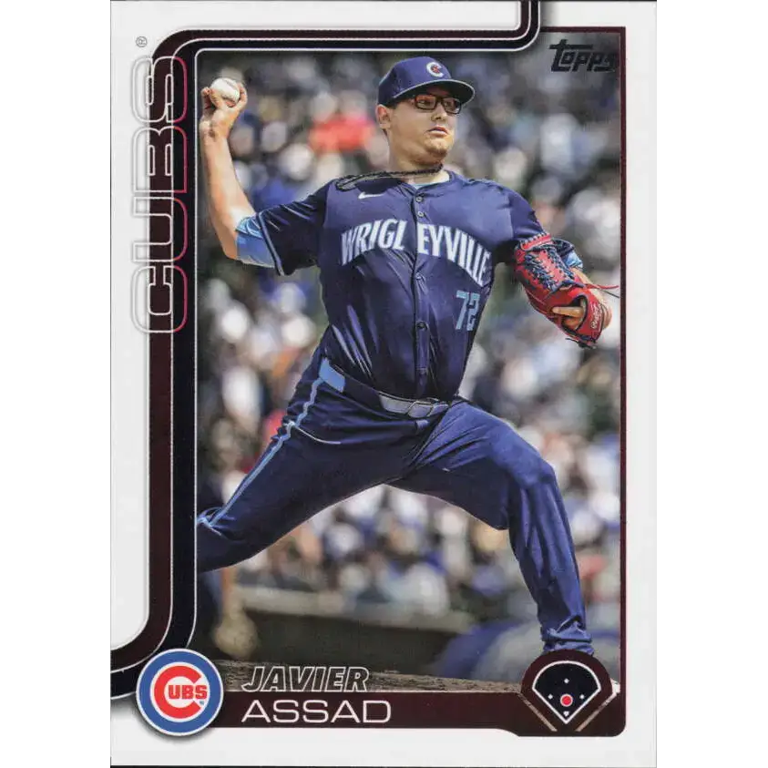 2025 Topps #649 Javier Assad NM-MT Chicago Cubs Baseball Card - Baseball Card Single