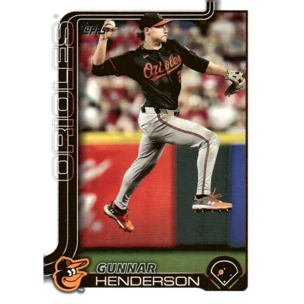 2025 Topps #65 Gunnar Henderson NM-MT Baltimore Orioles Baseball Card - Baseball Card Single
