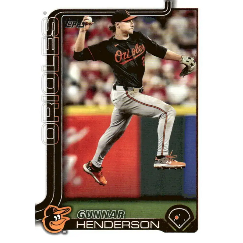 2025 Topps #65 Gunnar Henderson NM-MT Baltimore Orioles Baseball Card - Baseball Card Single