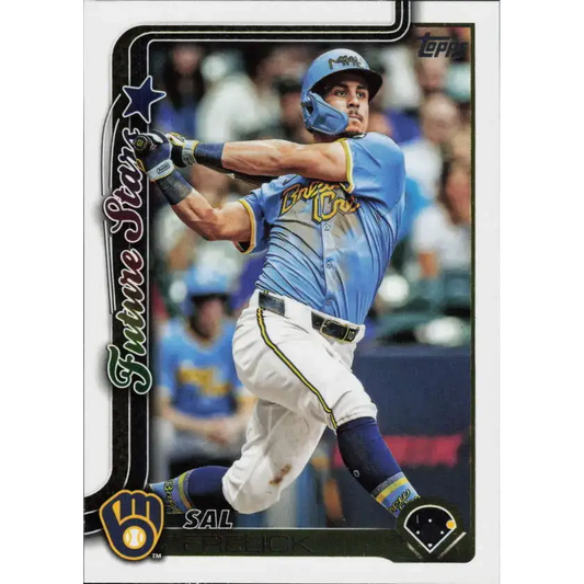 2025 Topps #651 Sal Frelick NM-MT Milwaukee Brewers Baseball Card