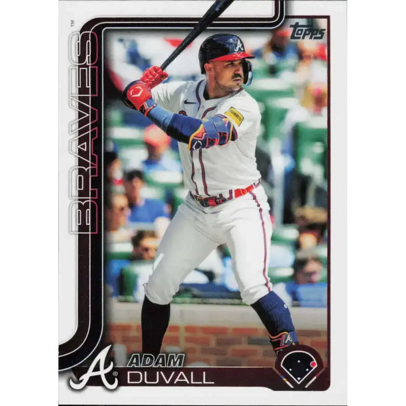 2025 Topps #654 Adam Duvall NM-MT Atlanta Braves Baseball Card - Baseball Card Single