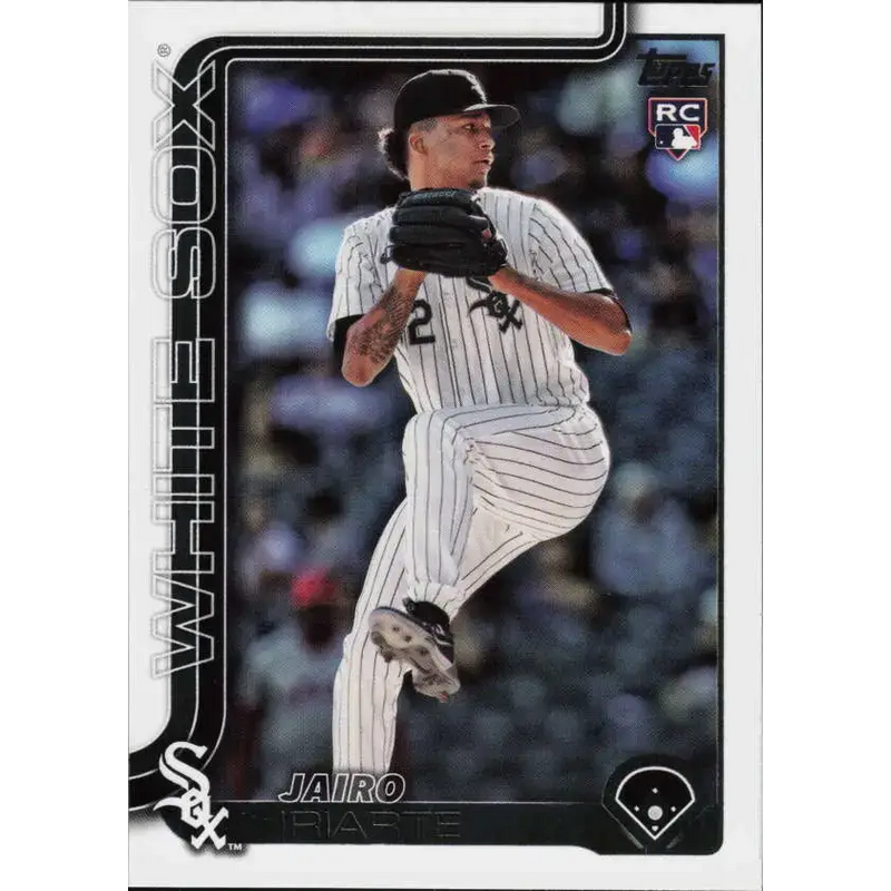 2025 Topps #656 Jairo Iriarte NM-MT RC Rookie Chicago White Sox Baseball Card - Baseball Card Single